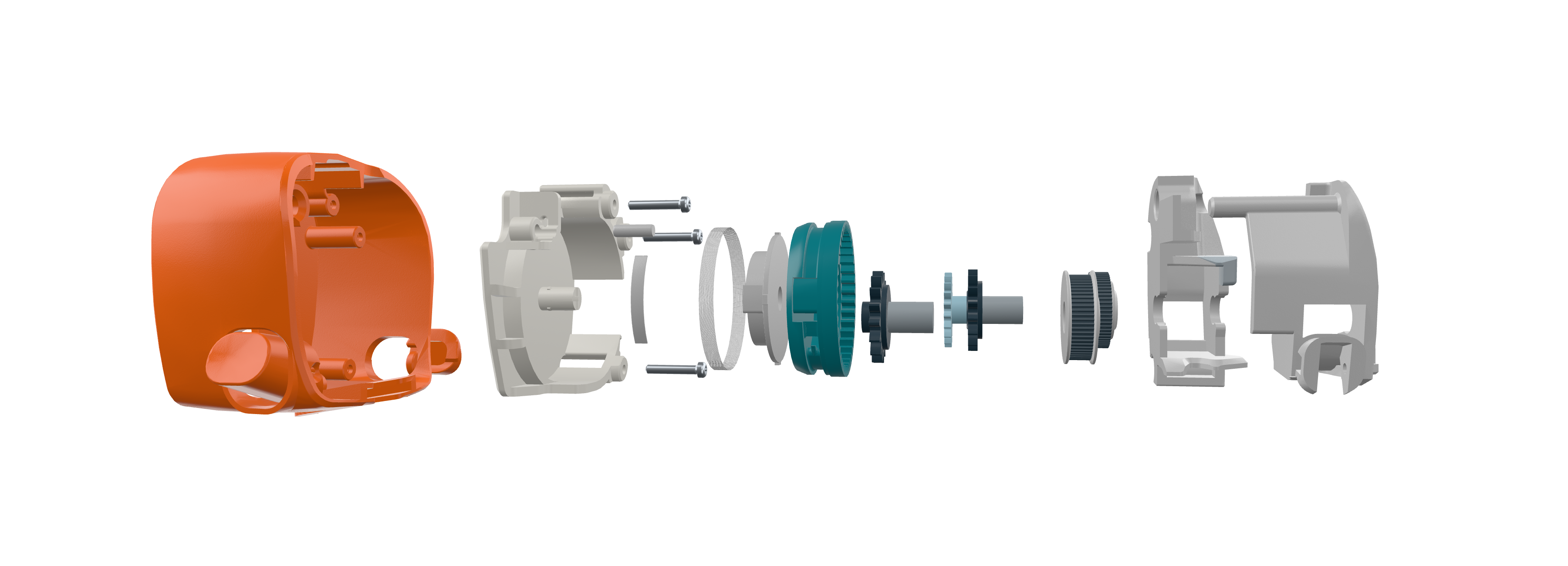 GuideGrip partially opened, revealing the internal components
